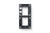 Loxone Montagerahmen 2-fach Smart Home Anthrazit 